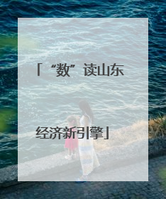 “数”读山东经济新引擎