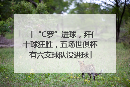 “C罗”进球，拜仁十球狂胜，五场世俱杯有六支球队没进球