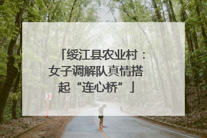 绥江县农业村：女子调解队真情搭起“连心桥”