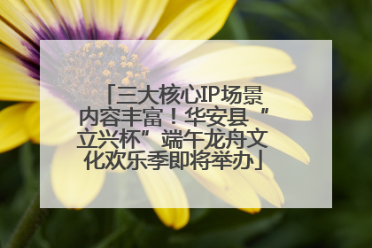 三大核心IP场景内容丰富！华安县“立兴杯”端午龙舟文化欢乐季即将举办