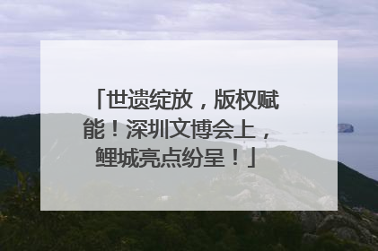 世遗绽放，版权赋能！深圳文博会上，鲤城亮点纷呈！