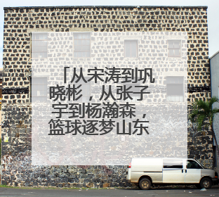 从宋涛到巩晓彬，从张子宇到杨瀚森，篮球逐梦山东“高人”不停歇