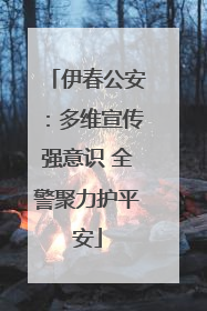 伊春公安：多维宣传强意识 全警聚力护平安