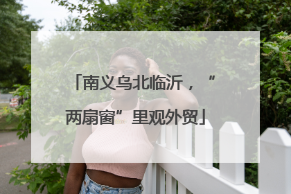 南义乌北临沂，“两扇窗”里观外贸