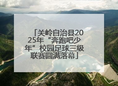 关岭自治县2025年“奔跑吧少年”校园足球三级联赛圆满落幕