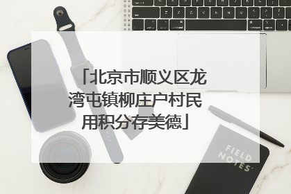 北京市顺义区龙湾屯镇柳庄户村民用积分存美德