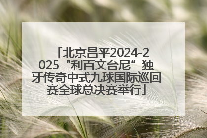 北京昌平2024-2025“利百文台尼”独牙传奇中式九球国际巡回赛全球总决赛举行
