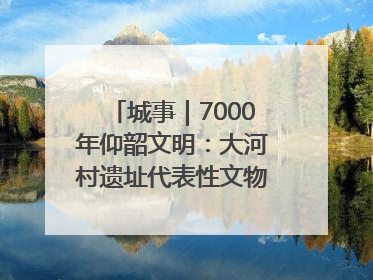 城事｜7000年仰韶文明：大河村遗址代表性文物首回原址
