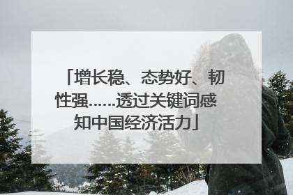 增长稳、态势好、韧性强……透过关键词感知中国经济活力