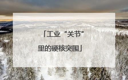 工业“关节”里的硬核突围
