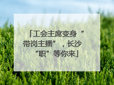 工会主席变身“带岗主播”，长沙“职”等你来