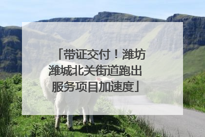 带证交付！潍坊潍城北关街道跑出服务项目加速度