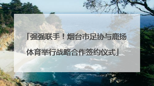 强强联手！烟台市足协与鹿扬体育举行战略合作签约仪式