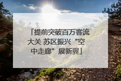 提前突破百万客流大关 苏区振兴“空中走廊”展新翼
