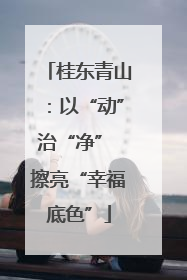 桂东青山：以“动”治“净” 擦亮“幸福底色”
