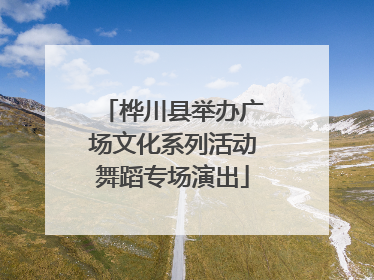 桦川县举办广场文化系列活动舞蹈专场演出