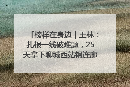 榜样在身边｜王林：扎根一线破难题，25天拿下聊城西站钢连廊“硬核”工程