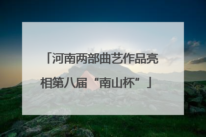 河南两部曲艺作品亮相第八届“南山杯”