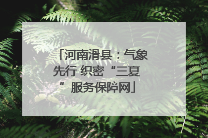 河南滑县：气象先行 织密“三夏”服务保障网