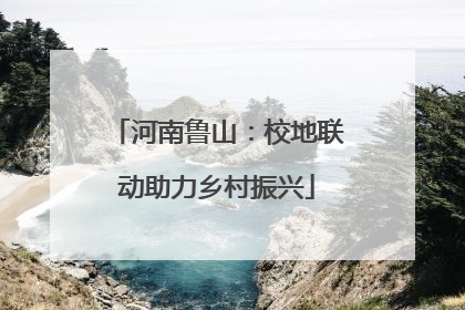河南鲁山：校地联动助力乡村振兴