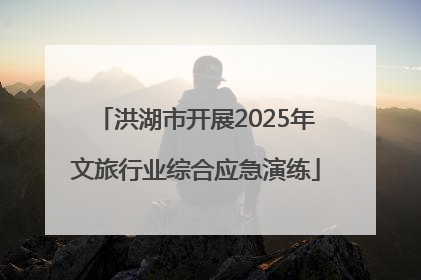 洪湖市开展2025年文旅行业综合应急演练