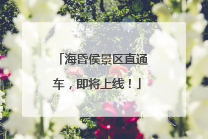 海昏侯景区直通车，即将上线！