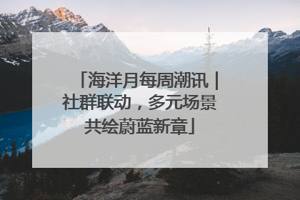 海洋月每周潮讯｜社群联动，多元场景共绘蔚蓝新章