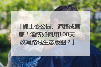裸土变公园、道路成画廊！淄博如何用100天改写路域生态版图？