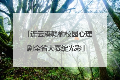 连云港赣榆校园心理剧全省大赛绽光彩