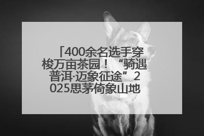 400余名选手穿梭万亩茶园！“骑遇普洱·迈象征途”2025思茅倚象山地自行车赛圆满举行
