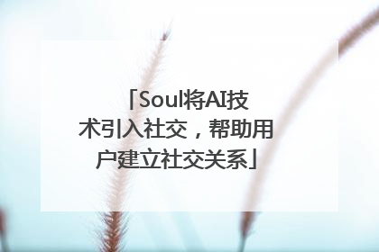 Soul将AI技术引入社交，帮助用户建立社交关系